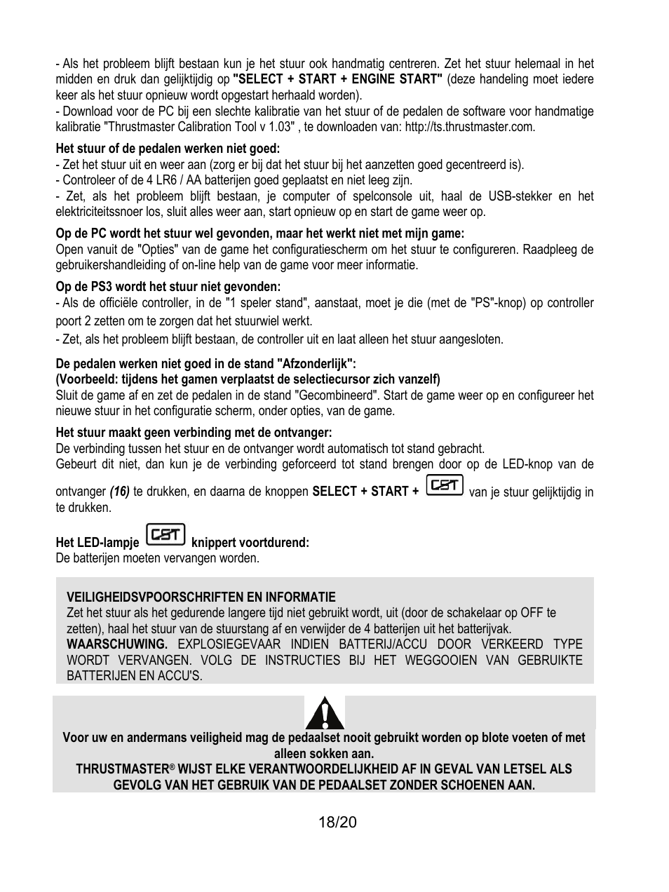 Thrustmaster Ferrari Wireless F430 Cockpit User Manual | Page 79 / 182
