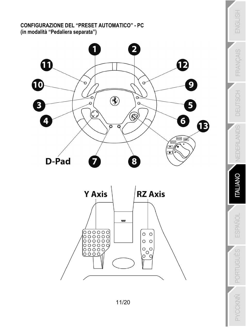 Thrustmaster Ferrari Wireless F430 Cockpit User Manual | Page 92 / 182