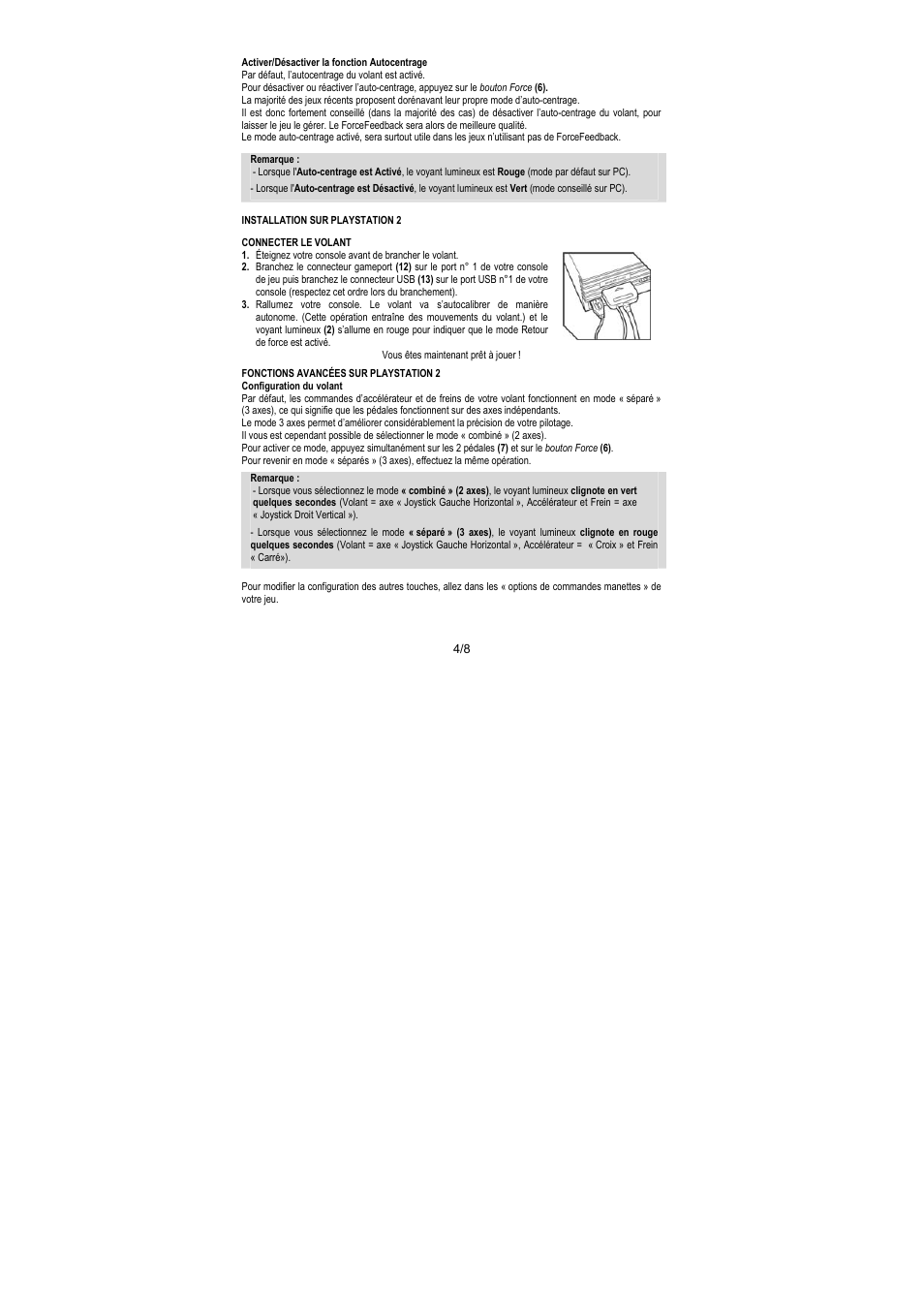 Thrustmaster GT 2-in-1 Force Feedback User Manual | Page 15 / 59