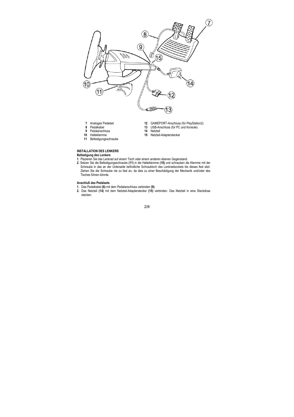 Thrustmaster GT 2-in-1 Force Feedback User Manual | Page 21 / 59