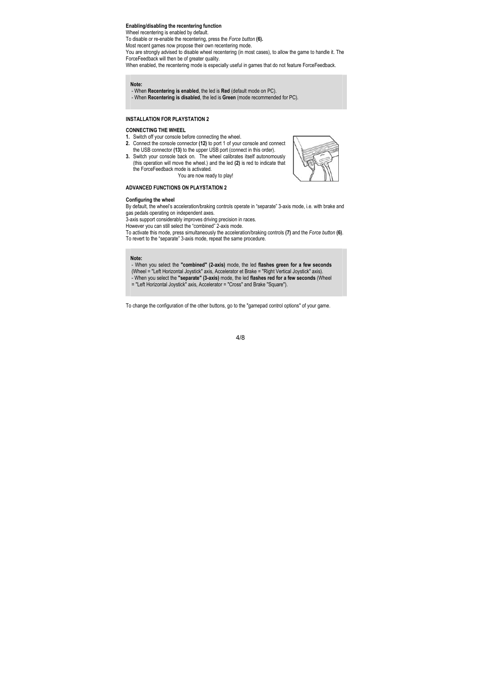 Thrustmaster GT 2-in-1 Force Feedback User Manual | Page 7 / 59