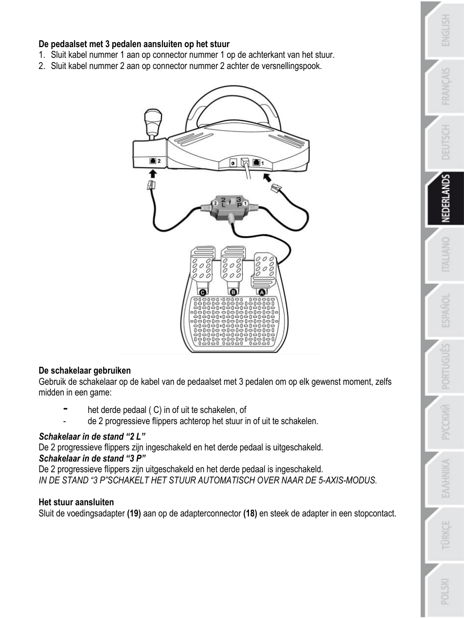 Thrustmaster Rally GT Pro Force Feedback User Manual | Page 40 / 147