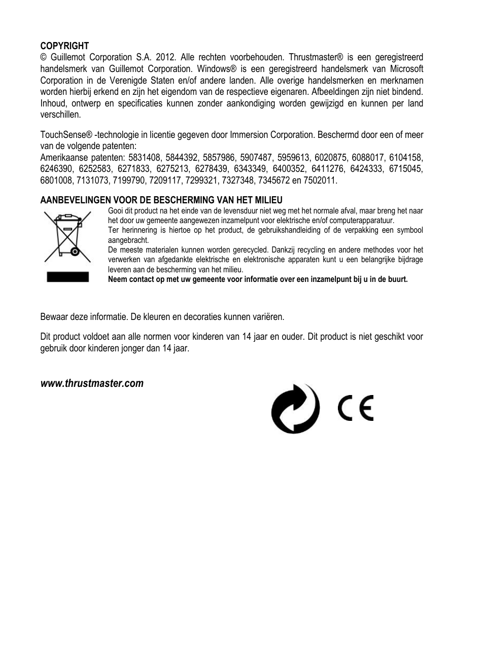 Thrustmaster Rally GT Pro Force Feedback User Manual | Page 49 / 147