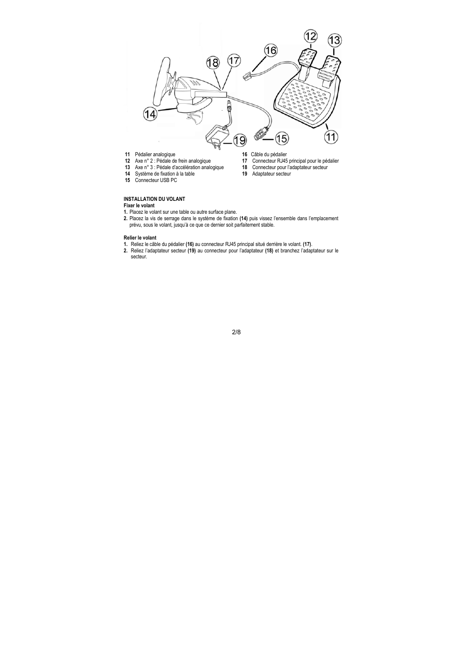 Thrustmaster RGT PRO Extra Pedal User Manual | Page 11 / 59