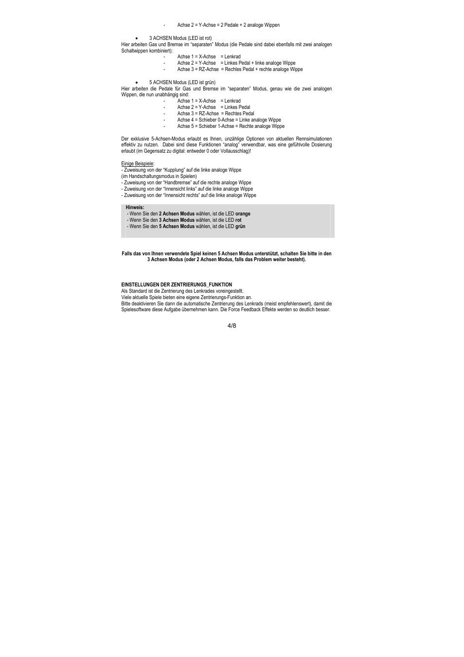 Thrustmaster RGT PRO Extra Pedal User Manual | Page 21 / 59
