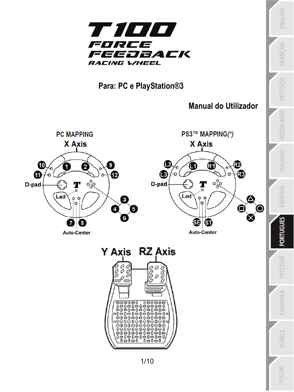 07_por_t100_ffb_v4 | Thrustmaster T100 FFB User Manual | Page 62 / 121
