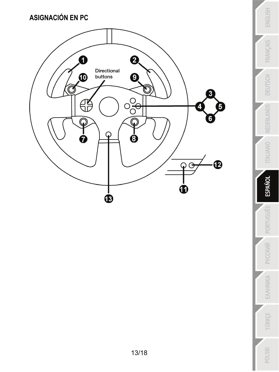 Asignación en pc | Thrustmaster T300 Ferrari GTE User Manual | Page 104 / 375