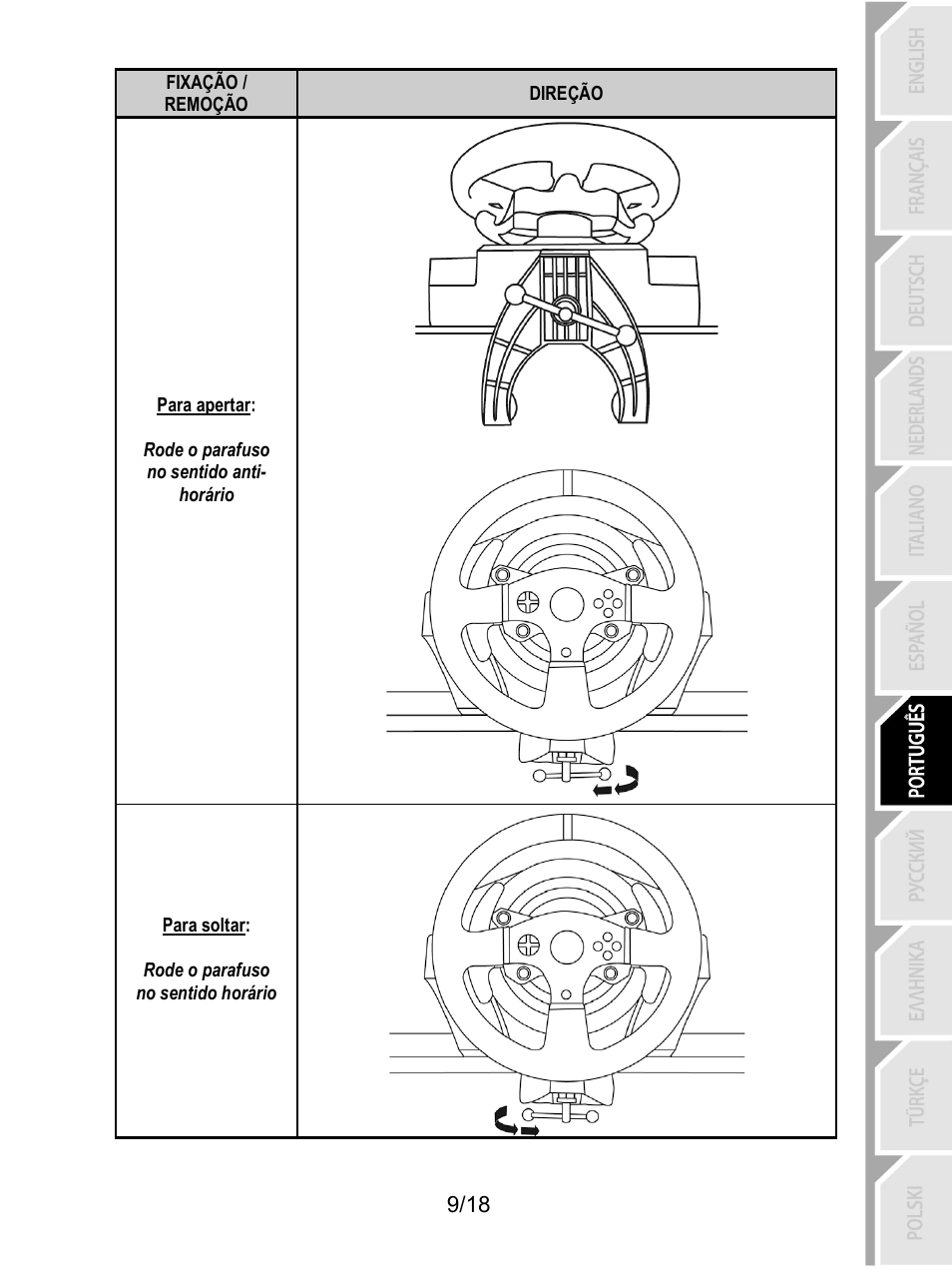 Thrustmaster T300 Ferrari GTE User Manual | Page 118 / 375