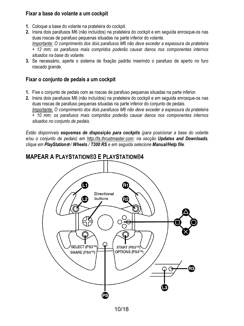Mapear a p, 3 e p | Thrustmaster T300 Ferrari GTE User Manual | Page 119 / 375