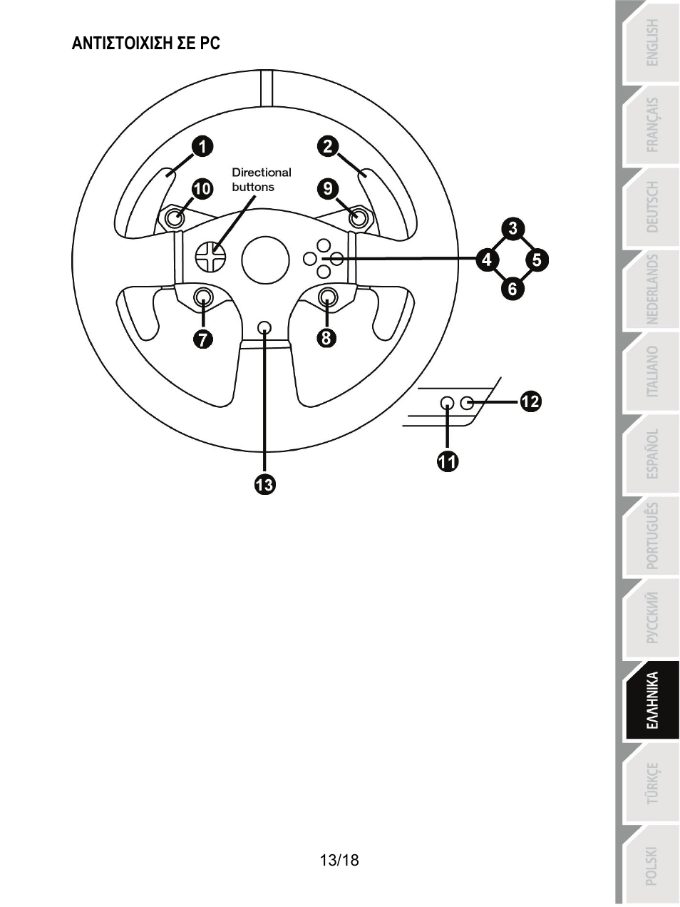 Αντιστοιχιση σε pc | Thrustmaster T300 Ferrari GTE User Manual | Page 158 / 375