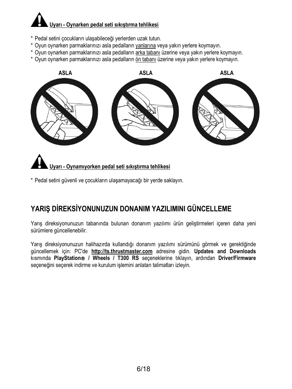 Thrustmaster T300 Ferrari GTE User Manual | Page 169 / 375