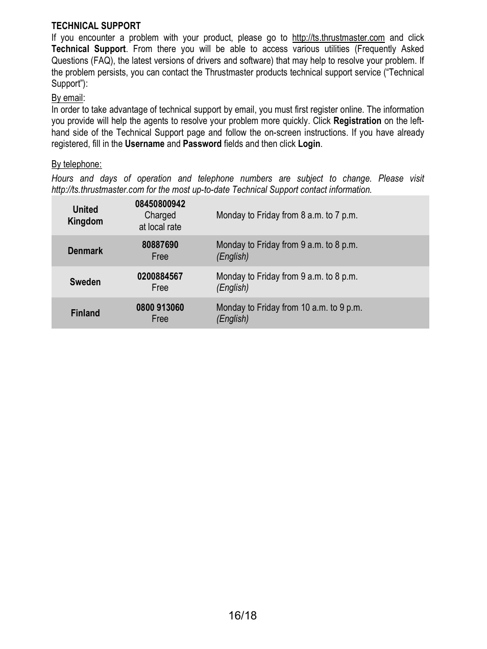 Thrustmaster T300 Ferrari GTE User Manual | Page 17 / 375