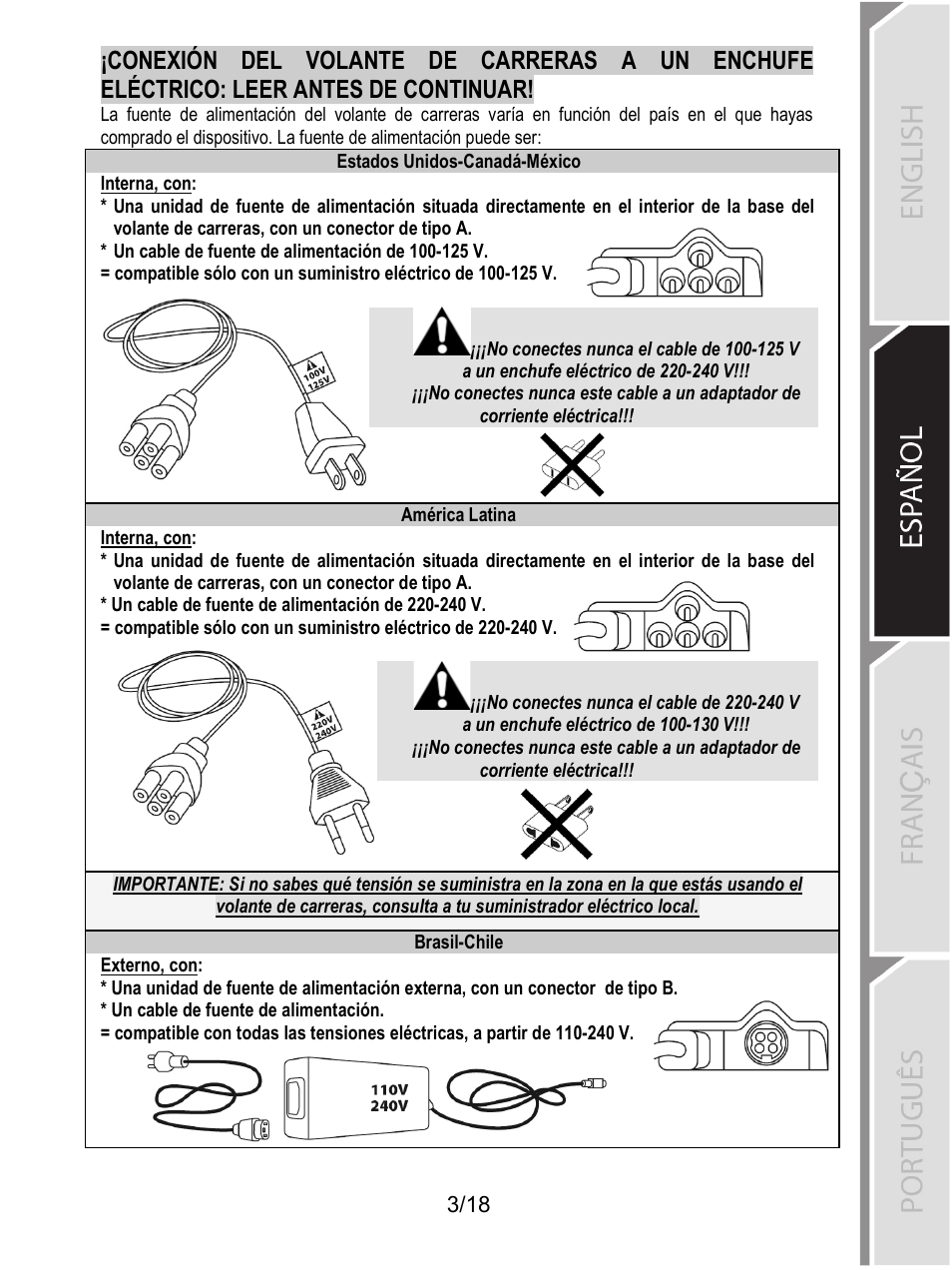 Thrustmaster T300 Ferrari GTE User Manual | Page 238 / 375