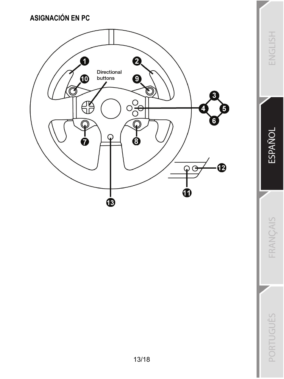 Asignación en pc | Thrustmaster T300 Ferrari GTE User Manual | Page 248 / 375