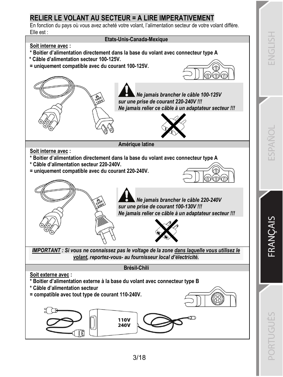 Thrustmaster T300 Ferrari GTE User Manual | Page 256 / 375