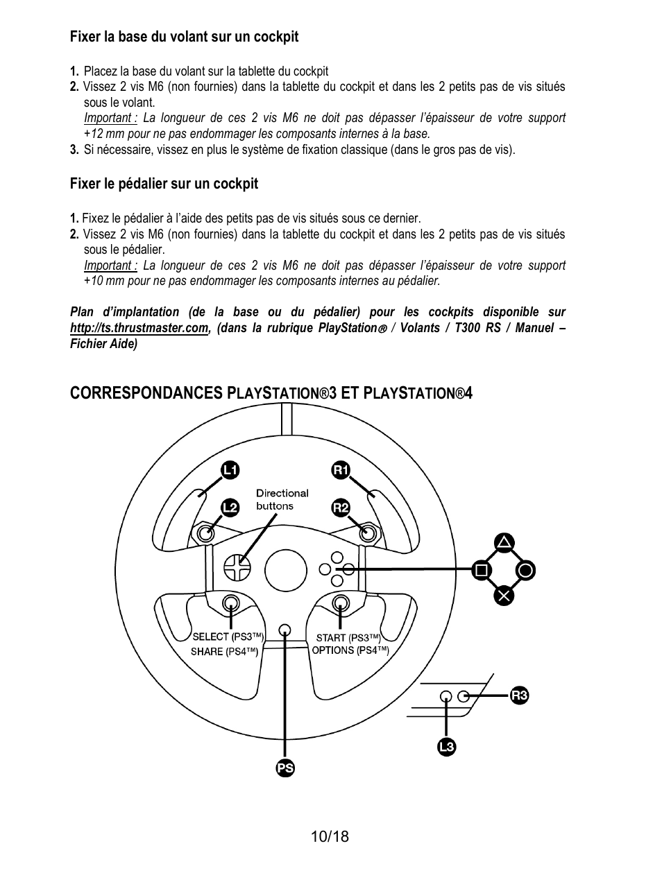 Correspondances p, 3 et p | Thrustmaster T300 Ferrari GTE User Manual | Page 263 / 375