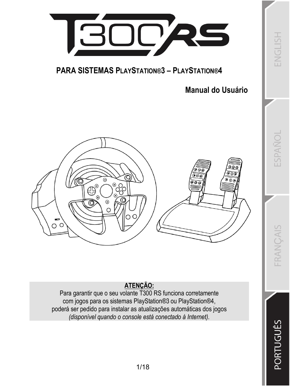 04_por-bra_t300 rs ps3-ps4, Português | Thrustmaster T300 Ferrari GTE User Manual | Page 272 / 375