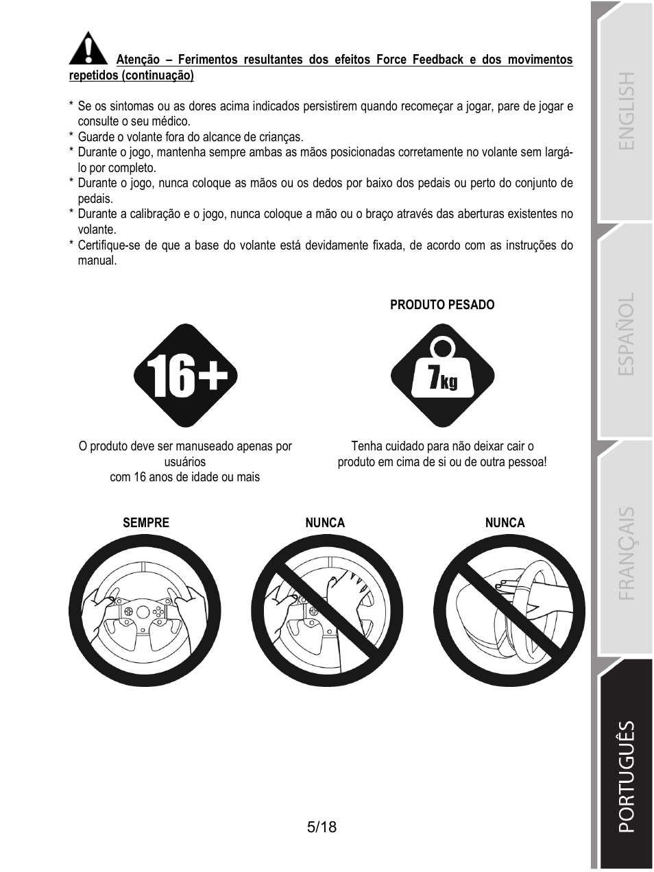 Thrustmaster T300 Ferrari GTE User Manual | Page 276 / 375