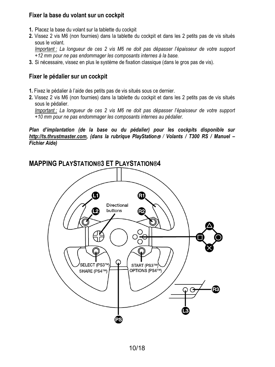 Mapping p, 3 et p | Thrustmaster T300 Ferrari GTE User Manual | Page 29 / 375