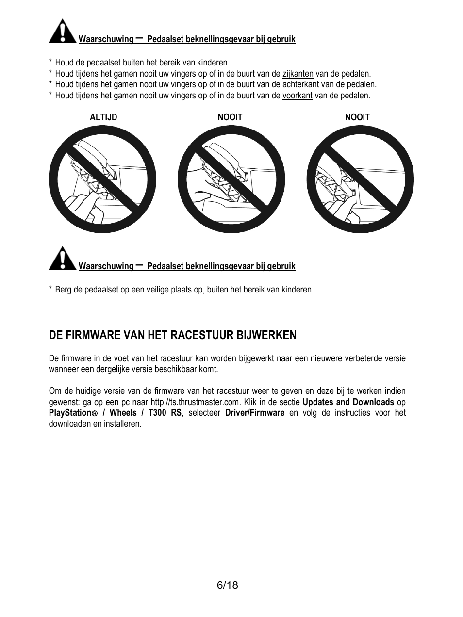 De firmware van het racestuur bijwerken | Thrustmaster T300 Ferrari GTE User Manual | Page 61 / 375