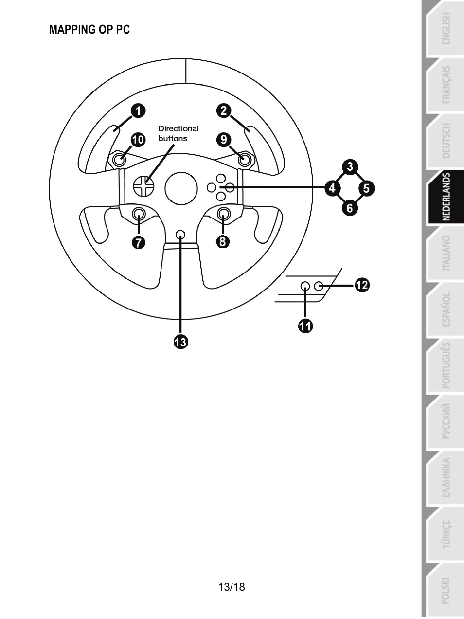 Mapping op pc | Thrustmaster T300 Ferrari GTE User Manual | Page 68 / 375