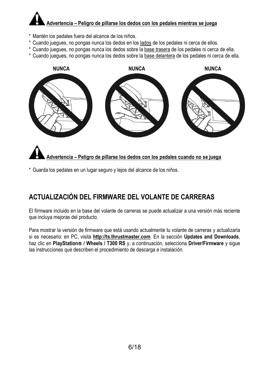 Actualización del firmware del volante de carreras | Thrustmaster T300 Ferrari GTE User Manual | Page 97 / 375