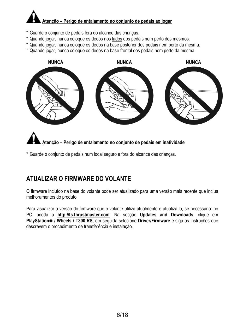 Atualizar o firmware do volante | Thrustmaster T300 Ferrari GTE User Manual | Page 115 / 217