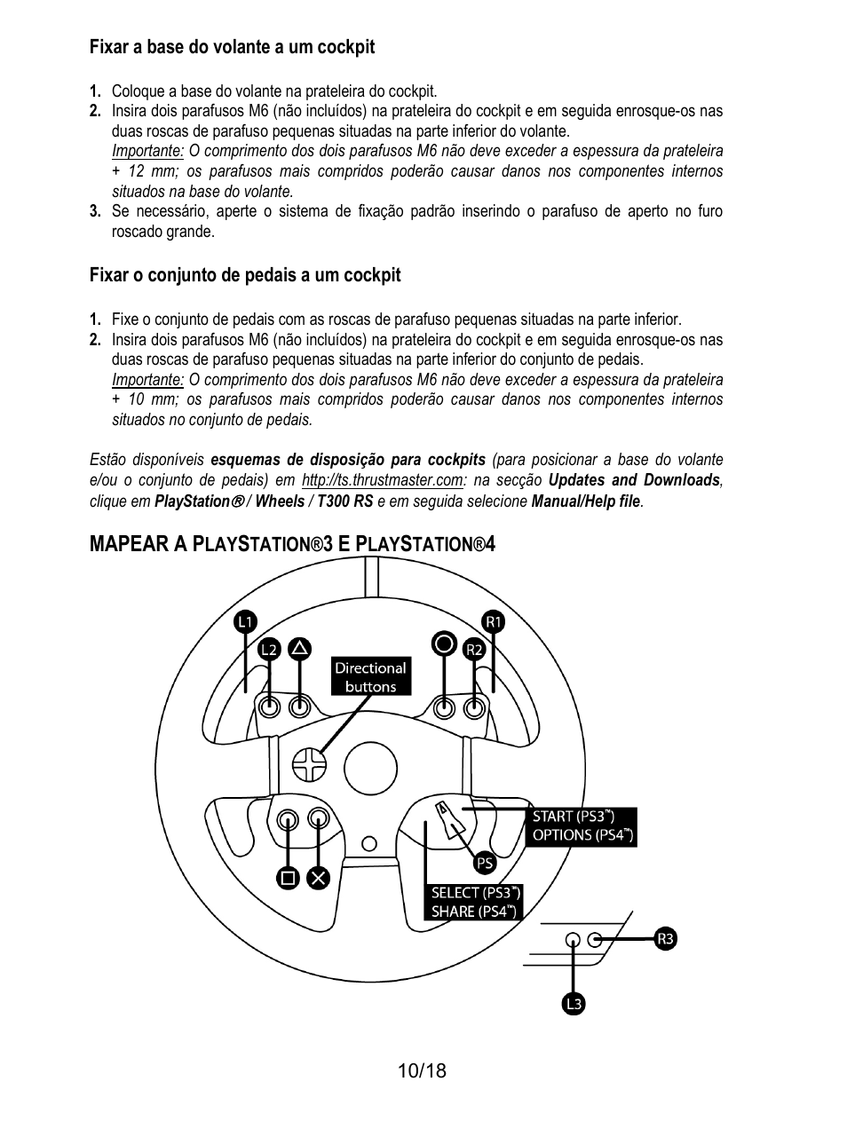 Mapear a p, 3 e p | Thrustmaster T300 Ferrari GTE User Manual | Page 119 / 217