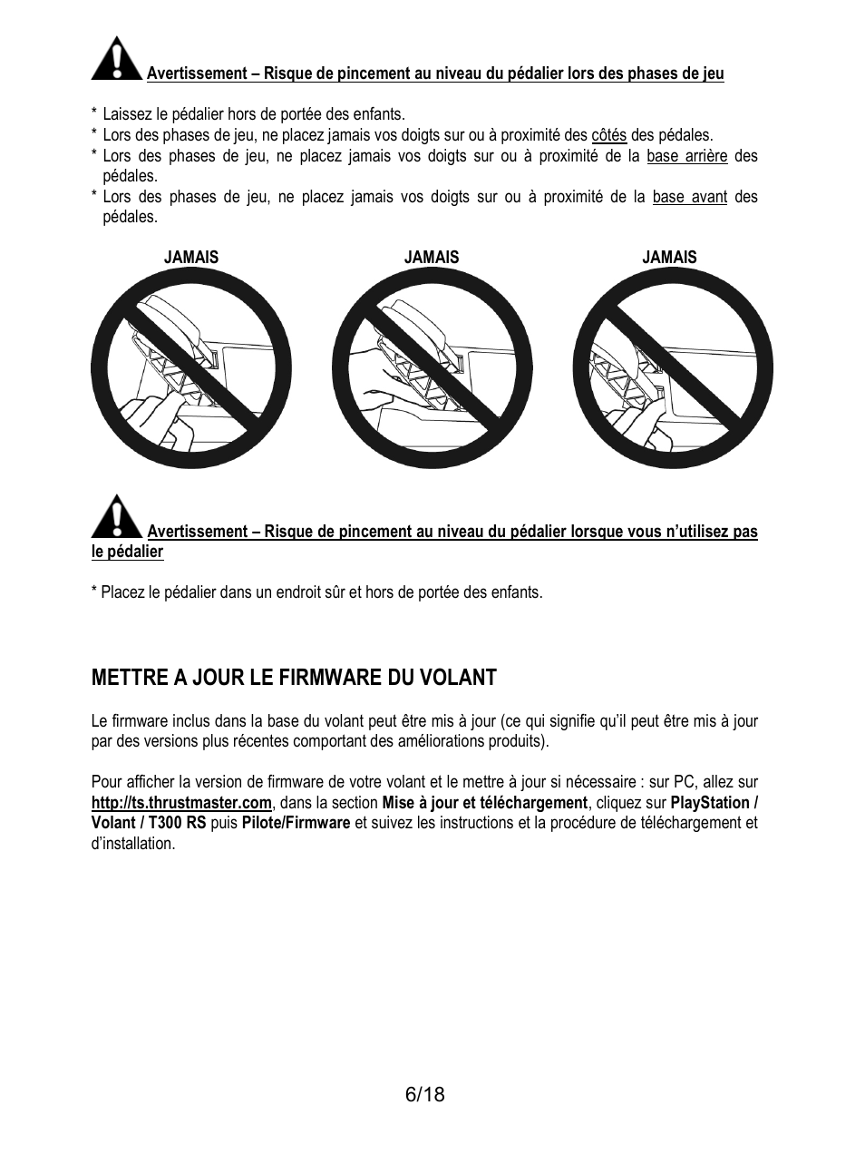 Mettre a jour le firmware du volant | Thrustmaster T300 Ferrari GTE User Manual | Page 25 / 217