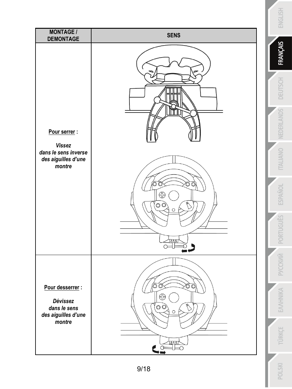 Thrustmaster T300 Ferrari GTE User Manual | Page 28 / 217