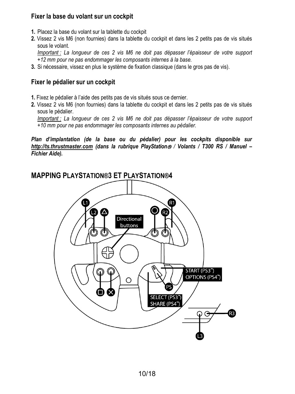 Mapping p, 3 et p | Thrustmaster T300 Ferrari GTE User Manual | Page 29 / 217