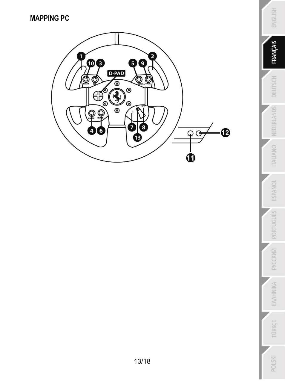 Mapping pc | Thrustmaster T300 Ferrari GTE User Manual | Page 32 / 217