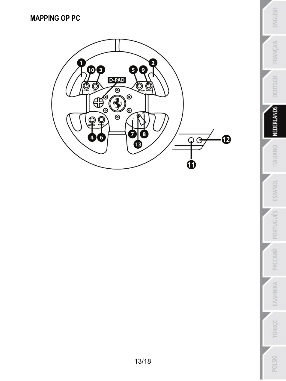 Mapping op pc | Thrustmaster T300 Ferrari GTE User Manual | Page 68 / 217