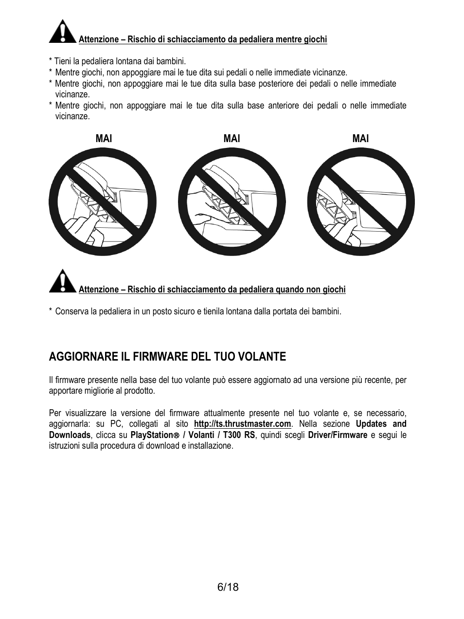 Aggiornare il firmware del tuo volante | Thrustmaster T300 Ferrari GTE User Manual | Page 79 / 217