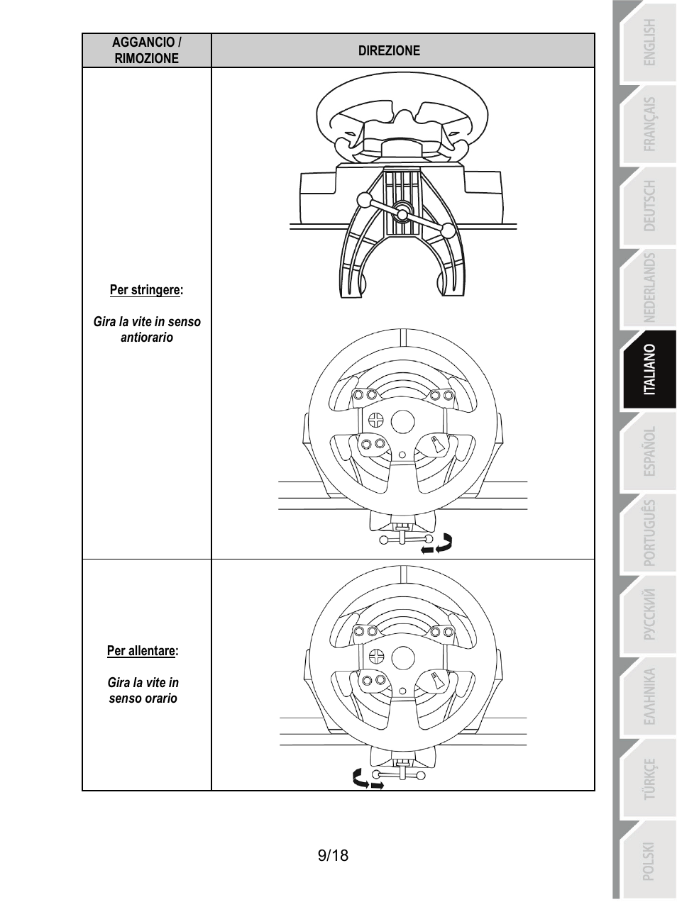 Thrustmaster T300 Ferrari GTE User Manual | Page 82 / 217