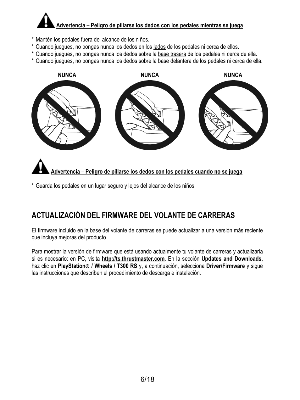 Actualización del firmware del volante de carreras | Thrustmaster T300 Ferrari GTE User Manual | Page 97 / 217