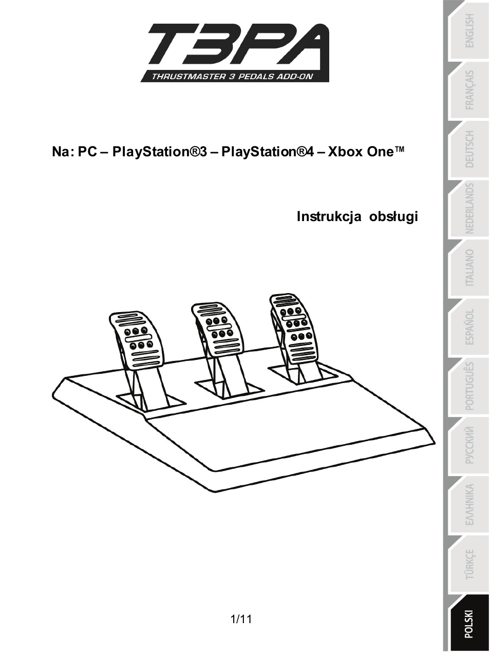 11_pol_t3pa_v3, Instrukcja obsługi | Thrustmaster T3PA Add-On User Manual | Page 112 / 134