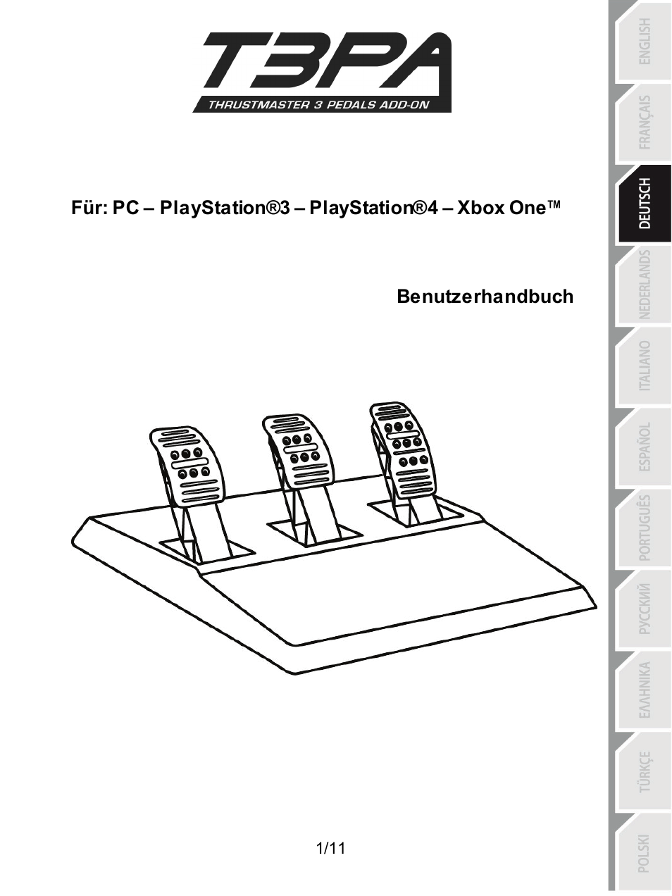 03_deu_t3pa_v3, Benutzerhandbuch | Thrustmaster T3PA Add-On User Manual | Page 24 / 134