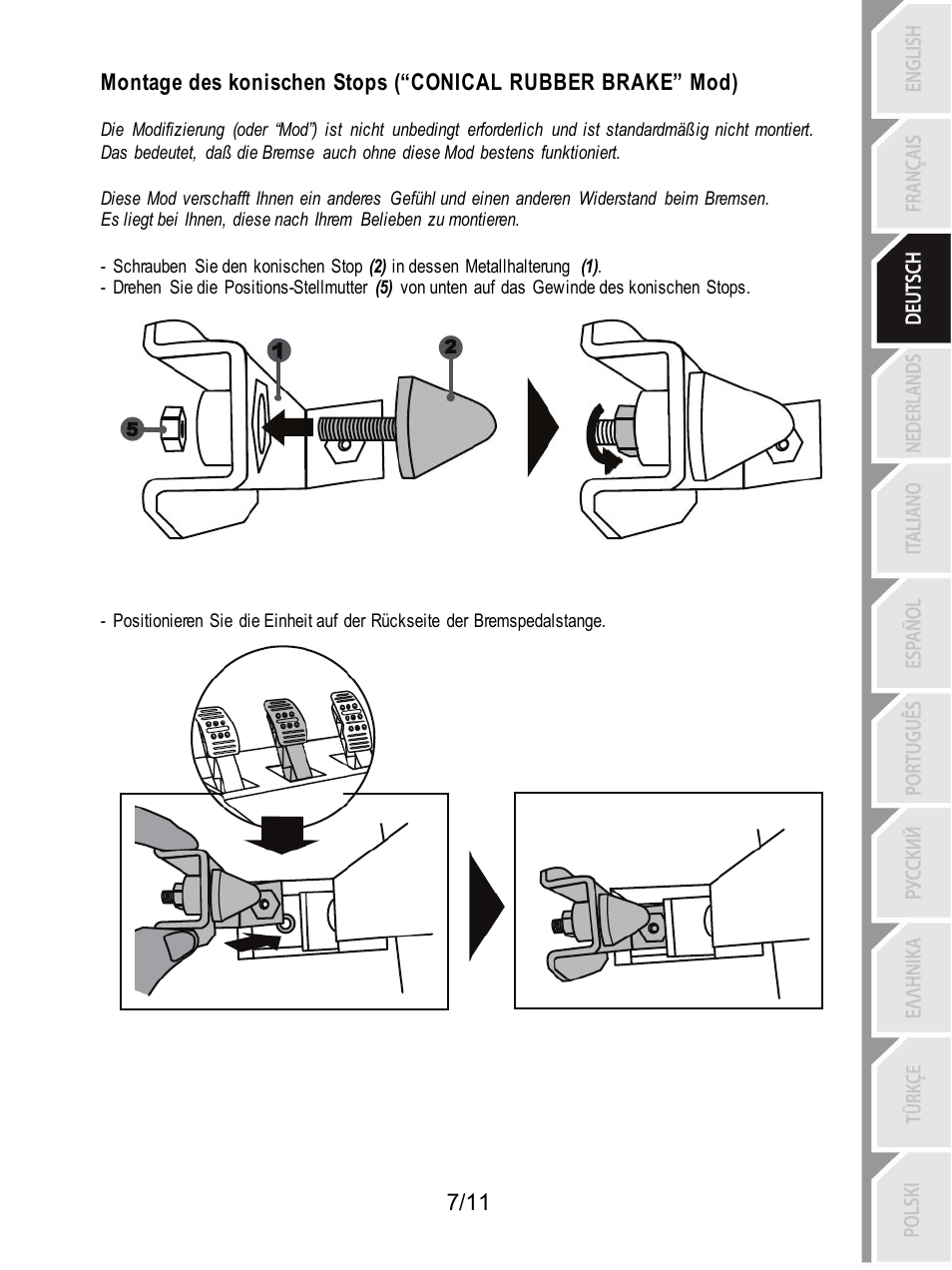 Thrustmaster T3PA Add-On User Manual | Page 30 / 134