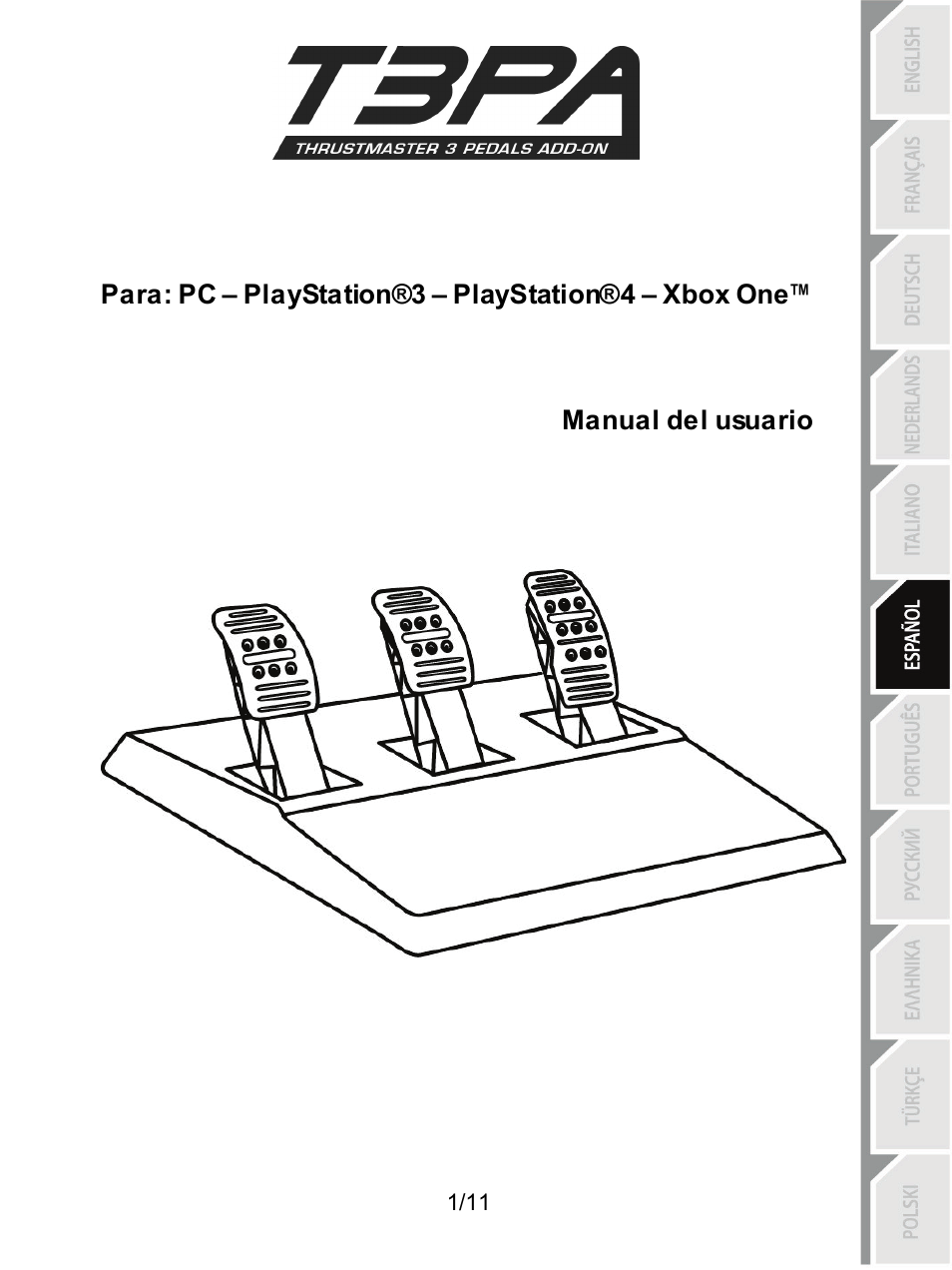 06_spa_t3pa_v3, Manual del usuario | Thrustmaster T3PA Add-On User Manual | Page 57 / 134