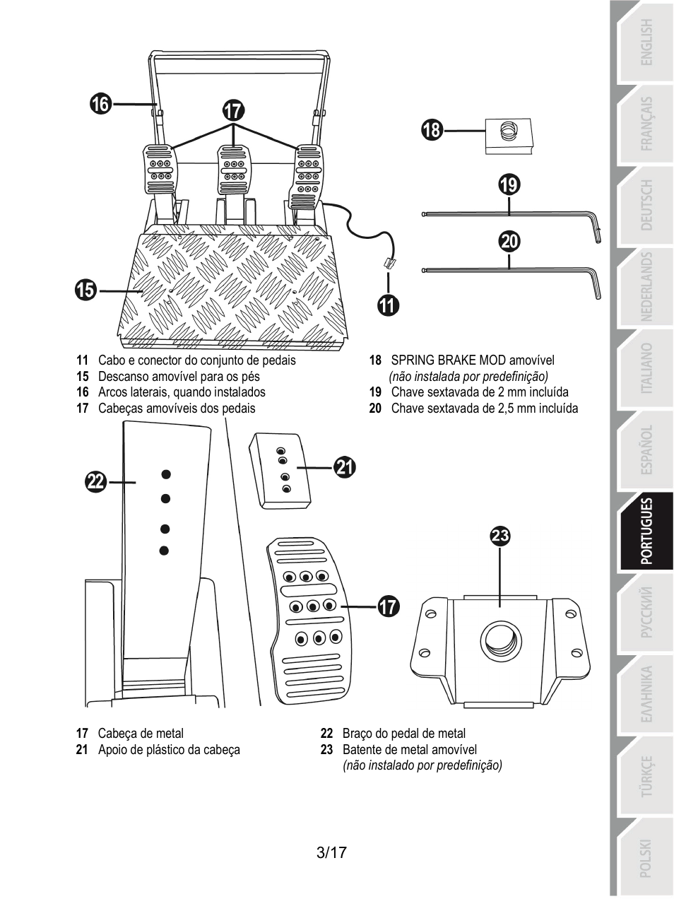Thrustmaster T3PA-PRO Add-On User Manual | Page 106 / 205