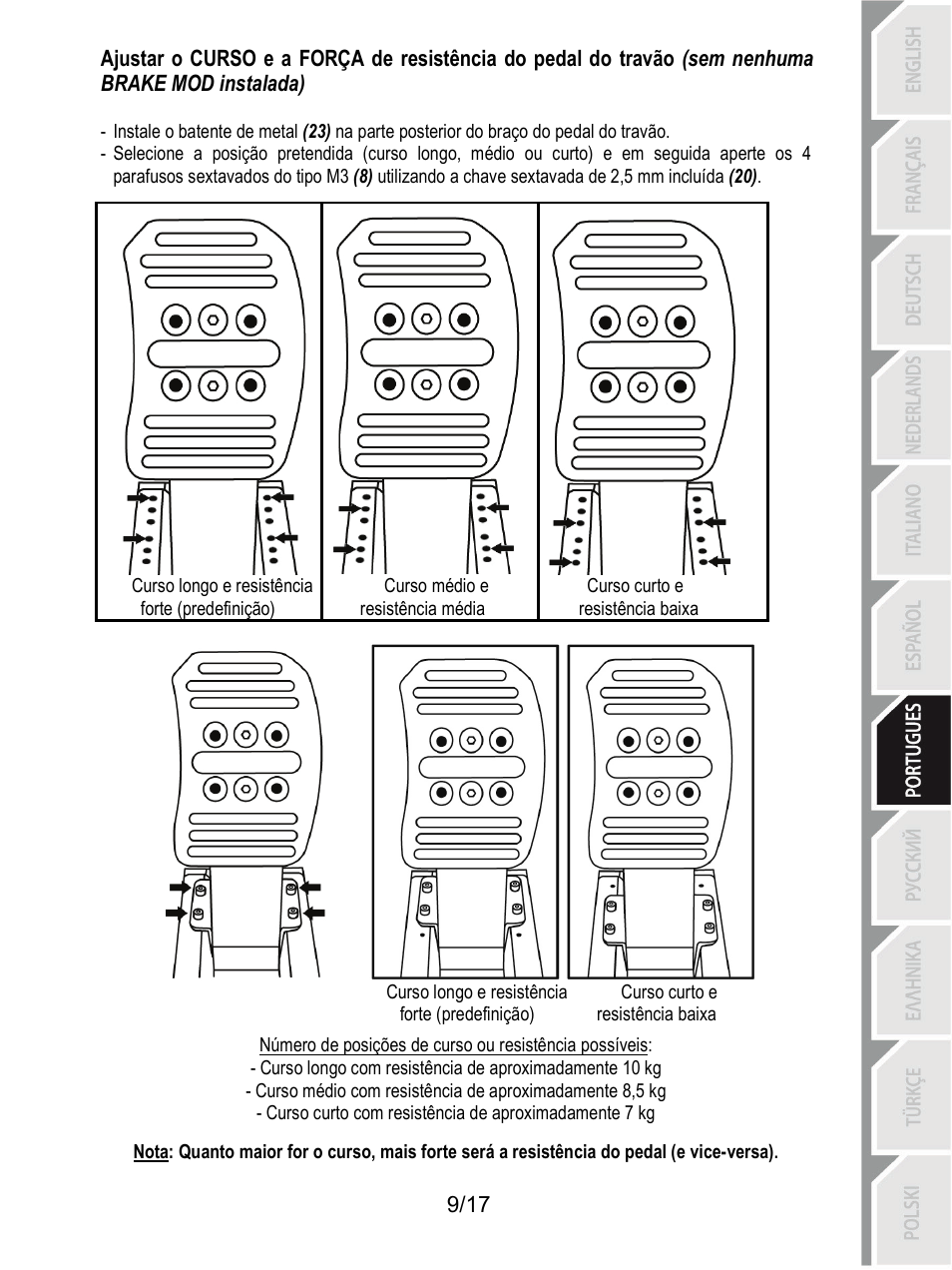 Thrustmaster T3PA-PRO Add-On User Manual | Page 112 / 205