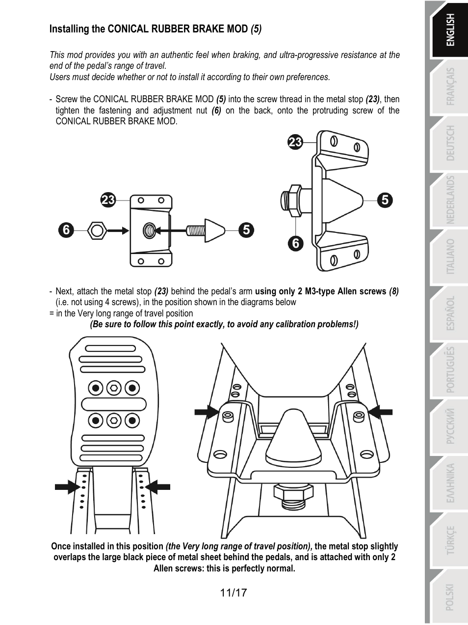 Thrustmaster T3PA-PRO Add-On User Manual | Page 12 / 205