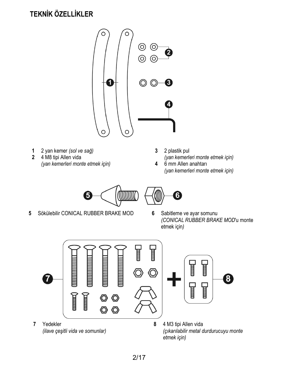 Teknik özellikler | Thrustmaster T3PA-PRO Add-On User Manual | Page 156 / 205