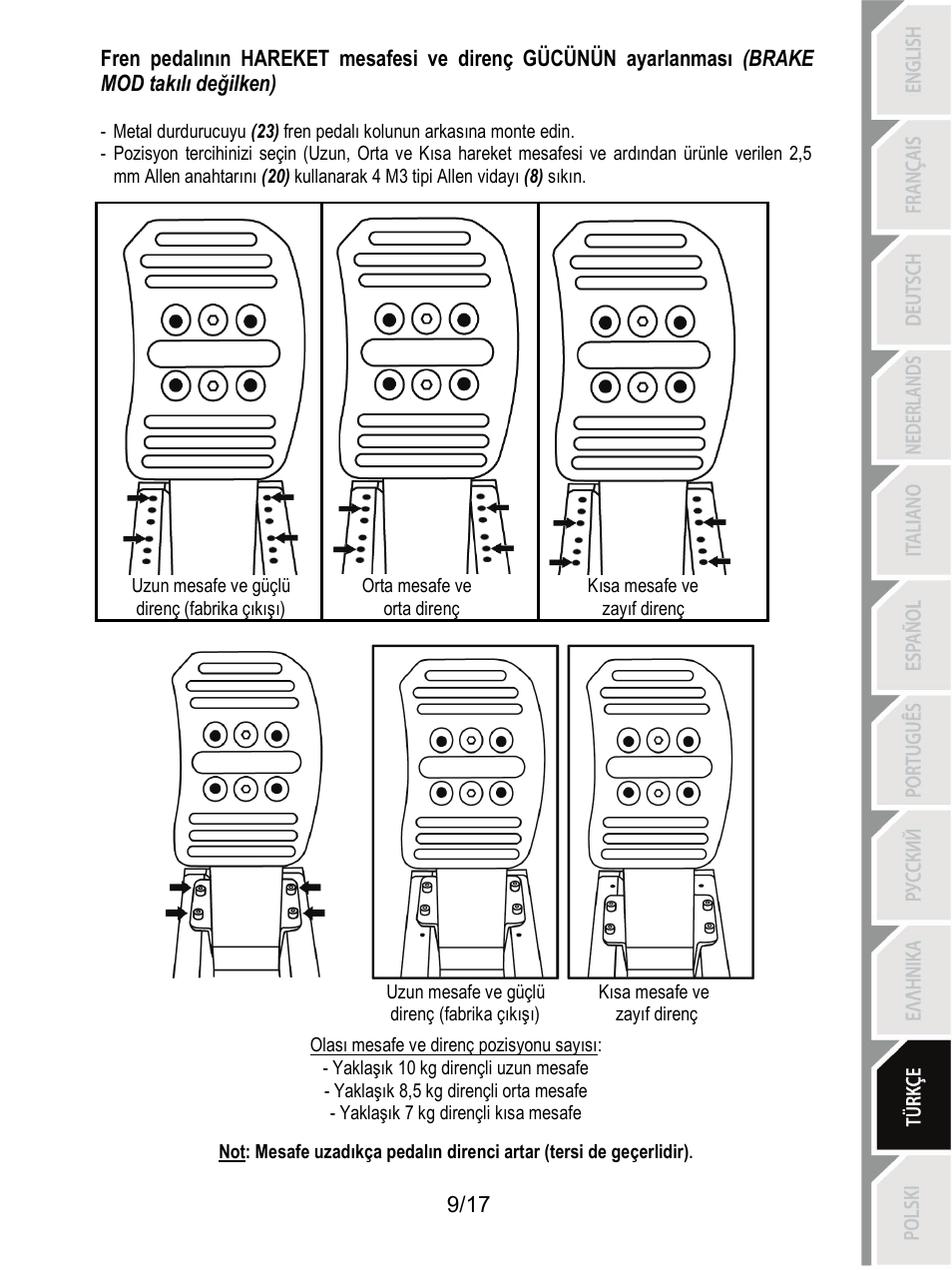 Thrustmaster T3PA-PRO Add-On User Manual | Page 163 / 205