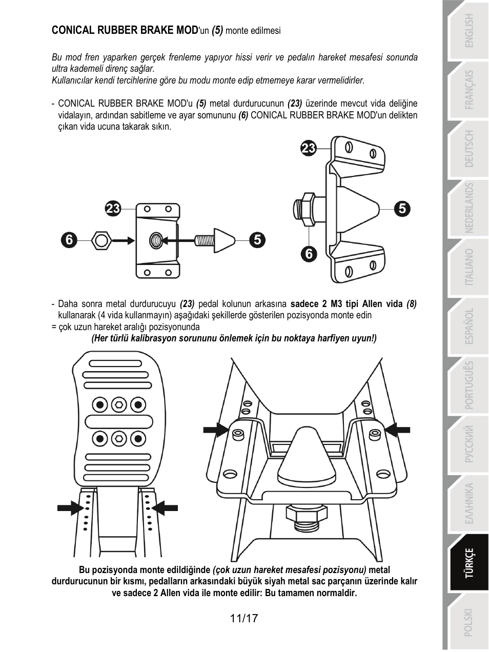 Thrustmaster T3PA-PRO Add-On User Manual | Page 165 / 205