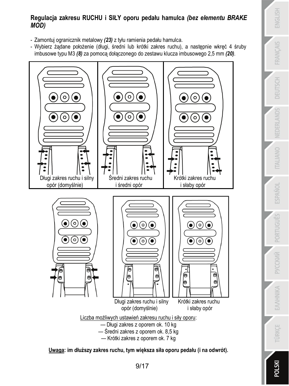Thrustmaster T3PA-PRO Add-On User Manual | Page 180 / 205