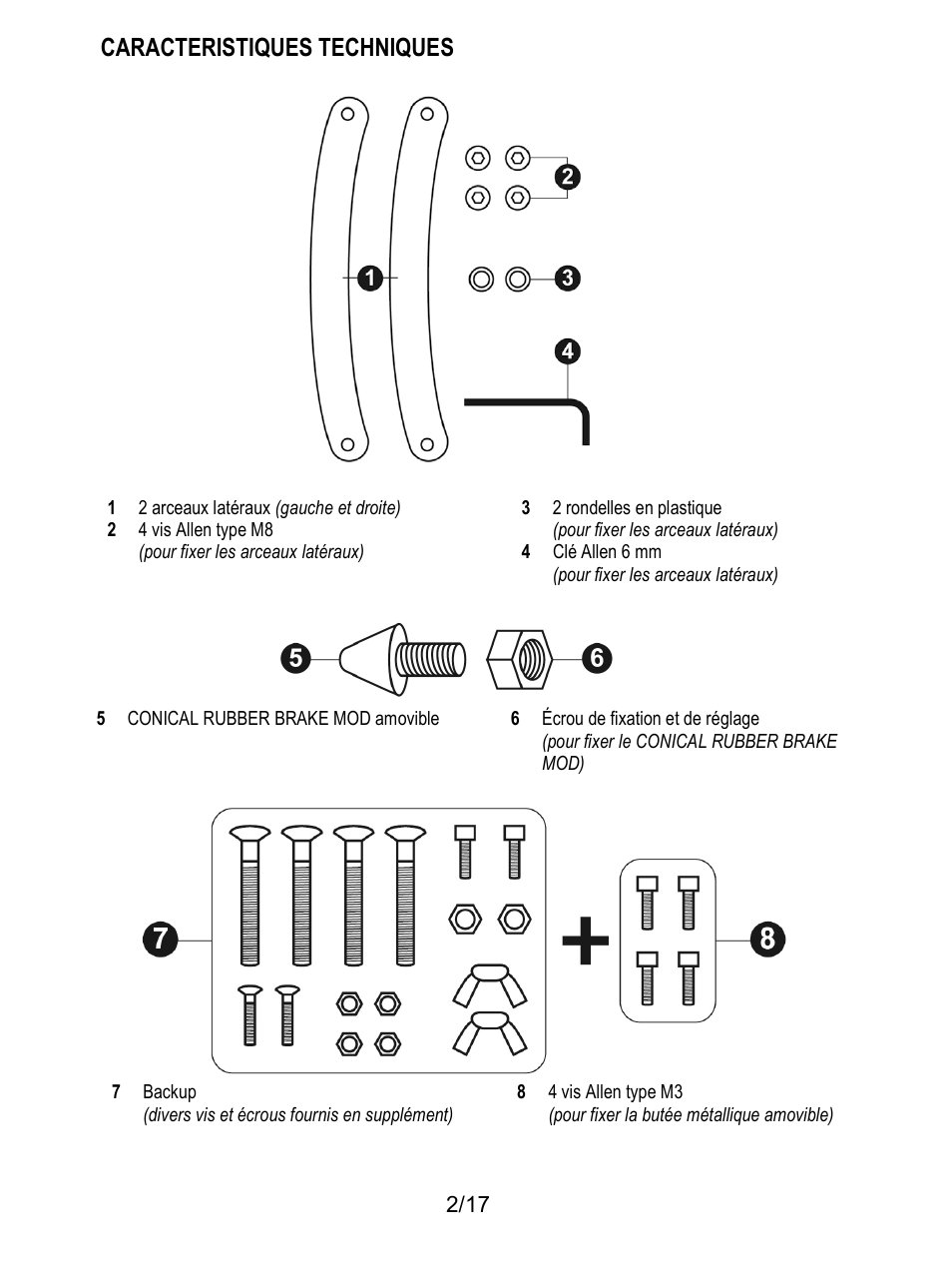 Caractéristiques techniques, Caracteristiques techniques | Thrustmaster T3PA-PRO Add-On User Manual | Page 20 / 205