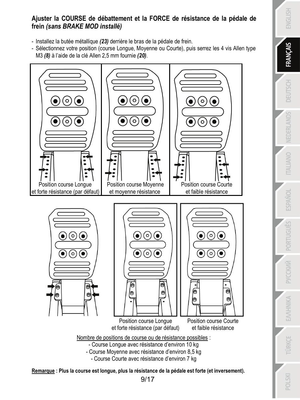 Thrustmaster T3PA-PRO Add-On User Manual | Page 27 / 205