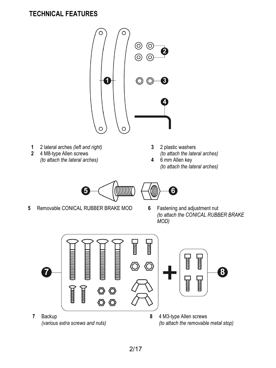 Technical features | Thrustmaster T3PA-PRO Add-On User Manual | Page 3 / 205